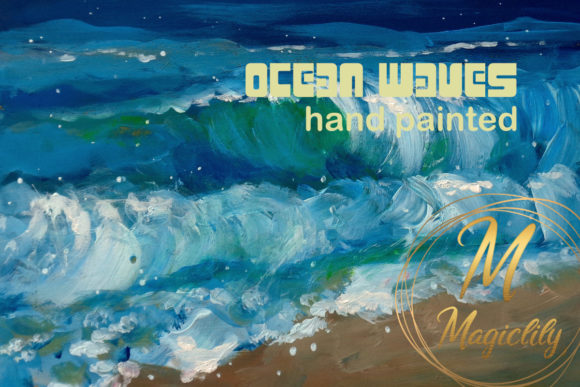 Download Ocean Waves - Acrylic Painting - Surf - Painting Collection