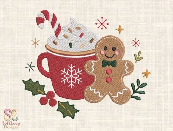 Download Christmas Machine Embroidery File - Machine embroidery Collection