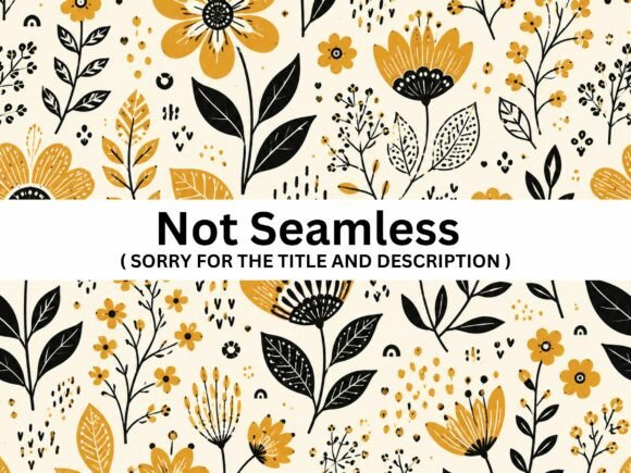 Download Mustard Botanical Folk Art Pattern - Botanical Collection